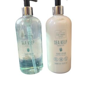 Scottish Fine Soaps Sea Kelp Hand Wash & Hand Lotion Set | 16.9 oz Each Scotland